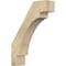 Ekena Millwork 6"W x 22"D x 30"H Merced Rough Sawn Knee Brace, Douglas Fir BRC06X22X30MRC00RDF - alternate 1